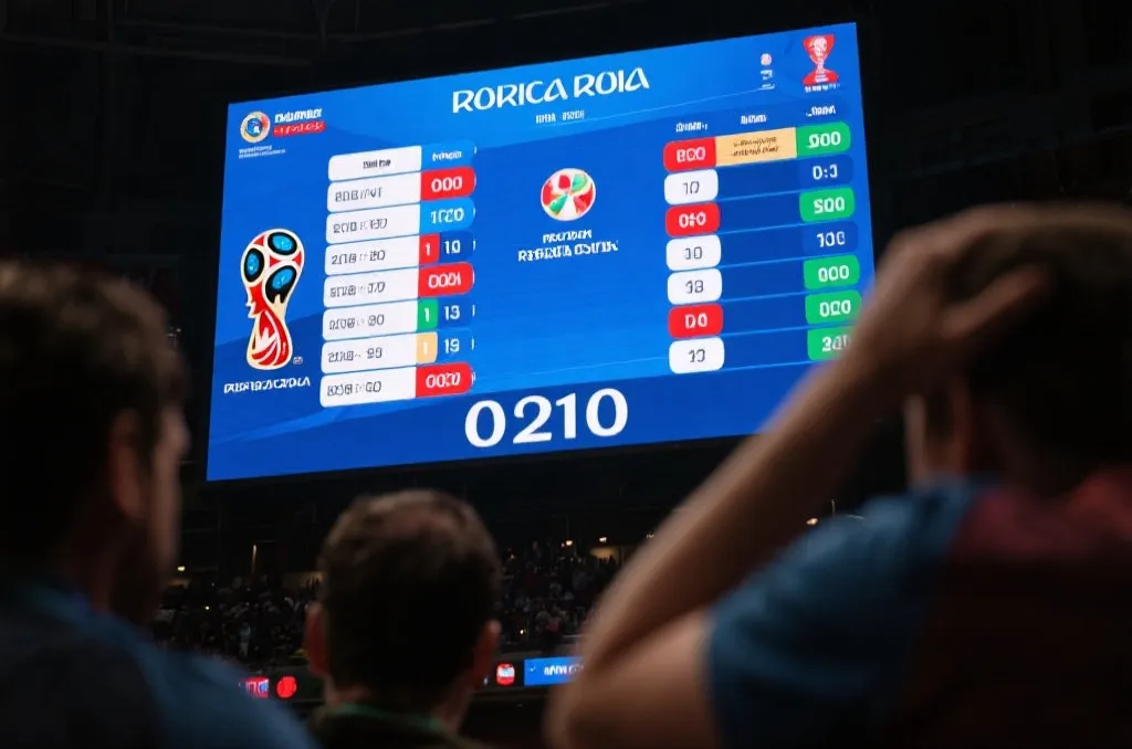 积分榜大屏幕显示着焦灼的积分形势