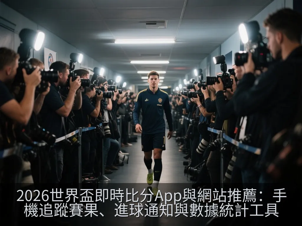 2026世界盃即時比分App與網站推薦：手機追蹤賽果、進球通知與數據統計工具